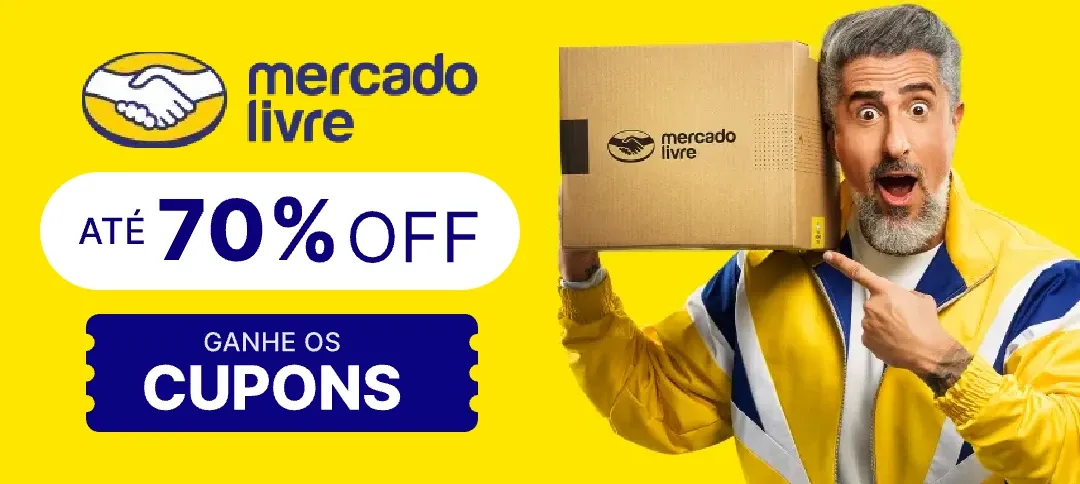 Cupom de Mercado Livre em Fevereiro de 2026 - 50% OFF